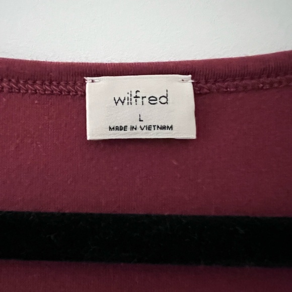 Wilfred by Aritzia Scoop Neck Loose T-Shirt - Size L - Picture 2 of 3